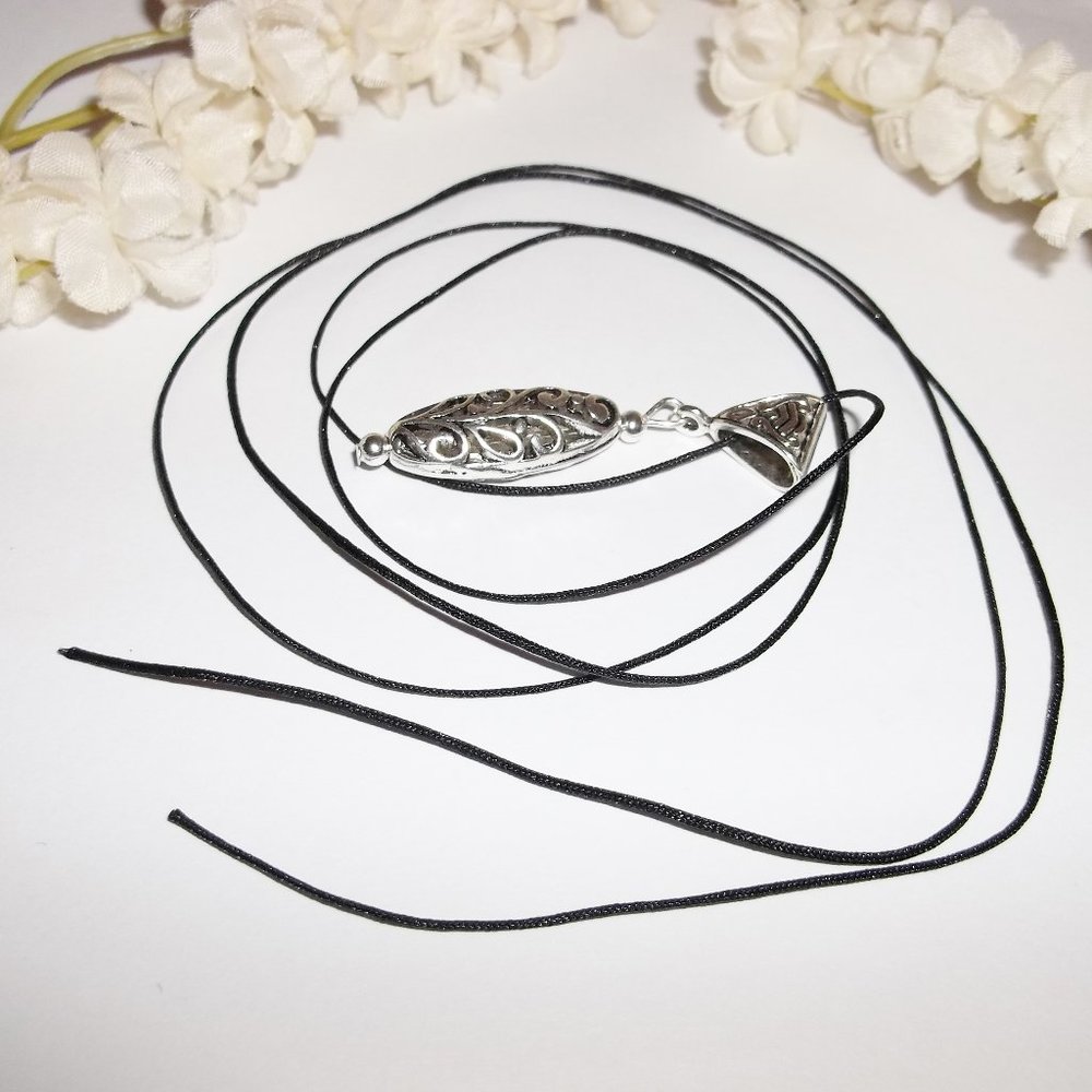 Silver Necklace Jewelry Gift Idea For Her NWT 5164 - Picture 4 of 7